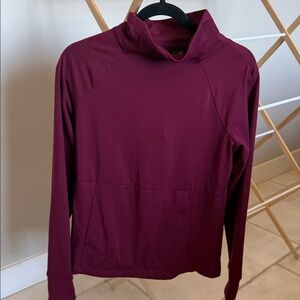 Avia purple/deep maroon Long Sleeve lightweight workout sweater